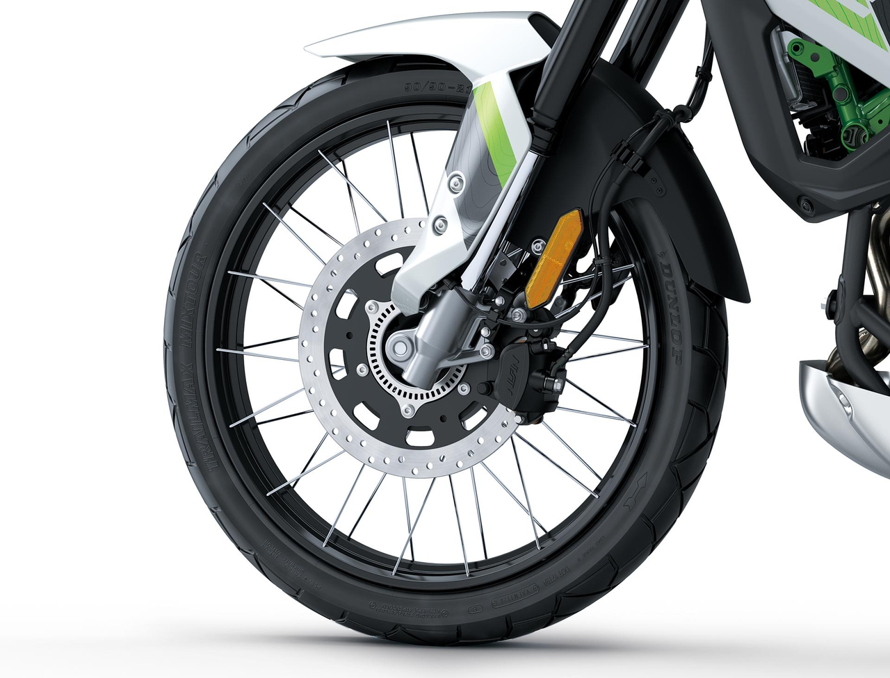 Roues à rayons avec pneumatiques sans chambre à air